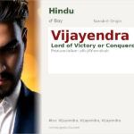 Vijayendra Name Meaning and Details