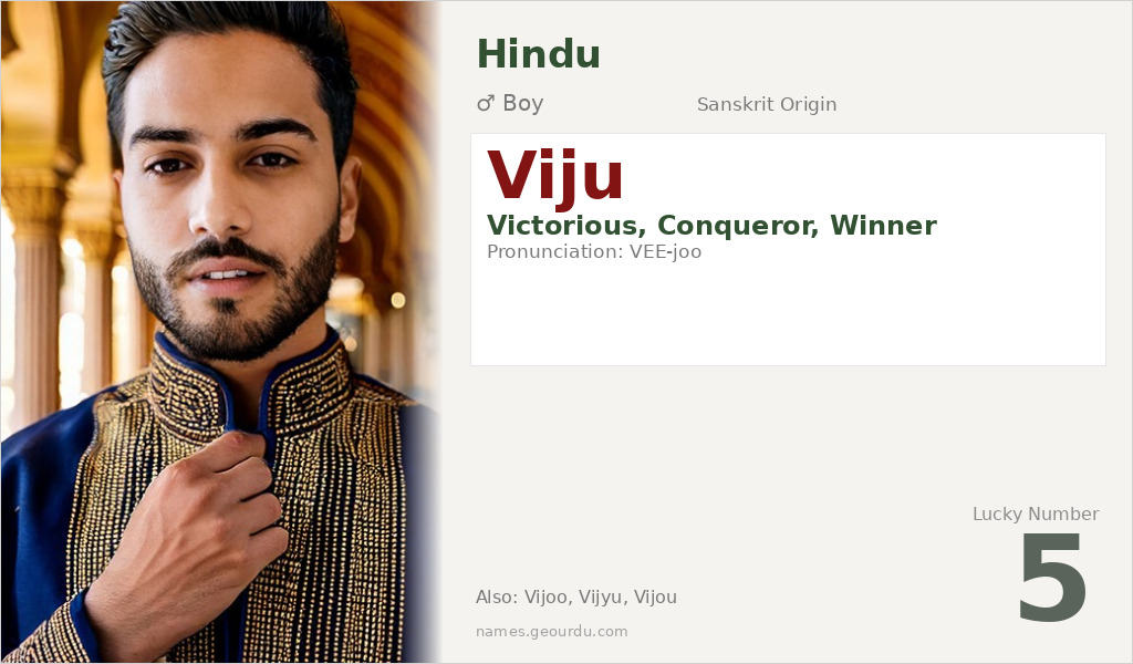 Viju Name Meaning and Details