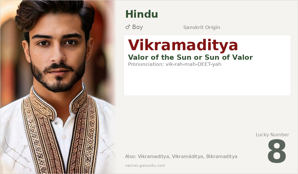 Vikramaditya Name Meaning and Details