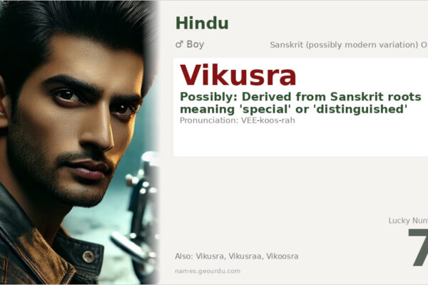 Vikusra Name Meaning — Origin, Gender & Details (2025)
