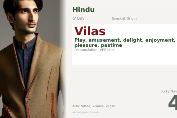 Vilas Name Meaning — Sanskrit Origin, Boy & Details (2025)