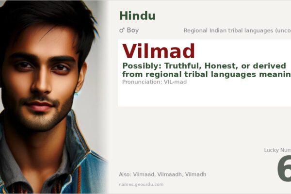 Vilmad Name Meaning — Origin, Gender & Details (2025)