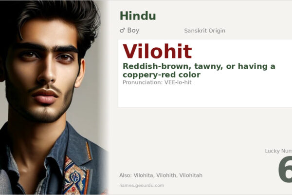 Vilohit Meaning — Sanskrit Origin, Boy Name & Details (2025)