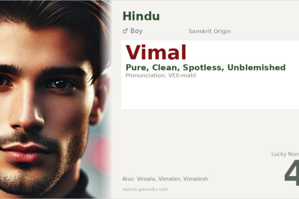 Vimal Meaning — Pure & Clean Sanskrit Name for Boys (2025)