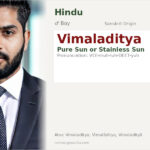 Vimaladitya Name Meaning and Details