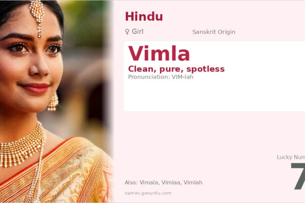 Vimla Name Meaning — Sanskrit Origin, Girl Name & Details (2025)