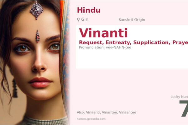 Vinanti Name Meaning — Sanskrit Origin, Girl Name & Details (2025)