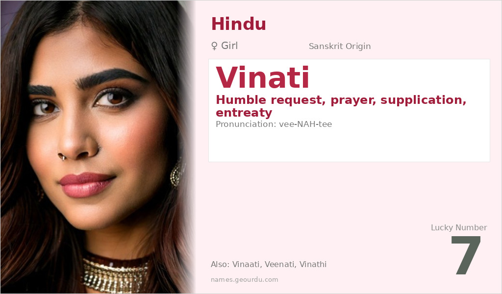 Vinati Name Meaning and Details