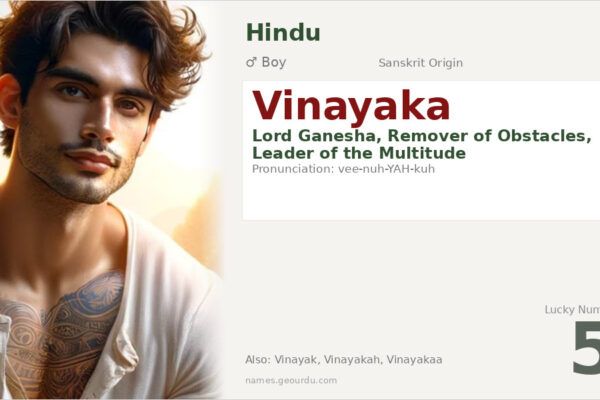 Vinayaka Name Meaning — Hindu Boy Name for Lord Ganesha (2025)