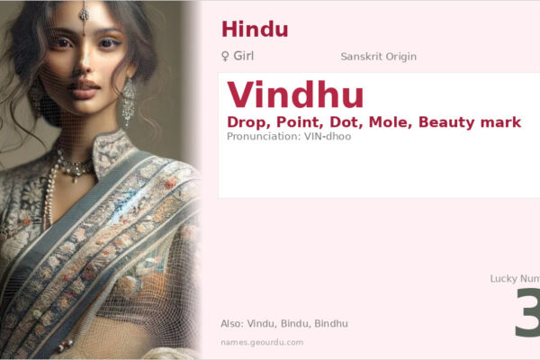 Vindhu Name Meaning — Sanskrit Origin, Girl Name & Details (2025)