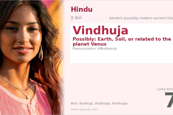 Vindhuja Name Meaning — Origin, Gender & Details (2025)