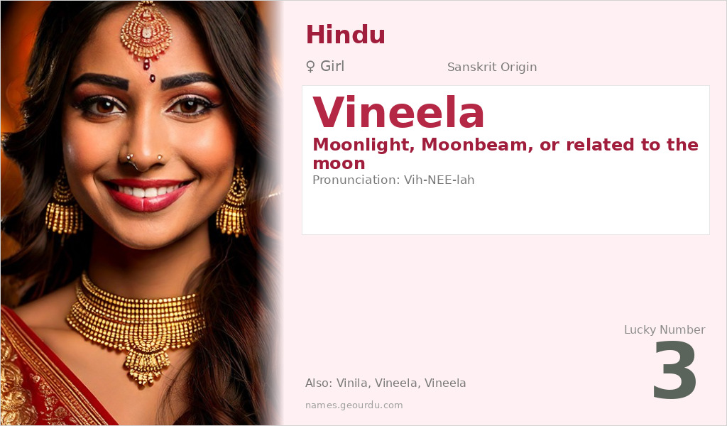 Vineela Name Meaning and Details