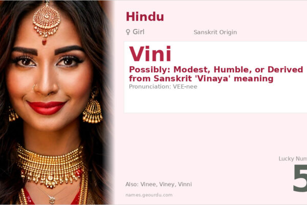 Vini Name Meaning — Origin, Gender & Details (2025)