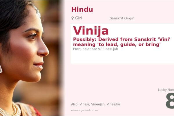 Vinija Name Meaning — Origin, Gender & Details (2025)