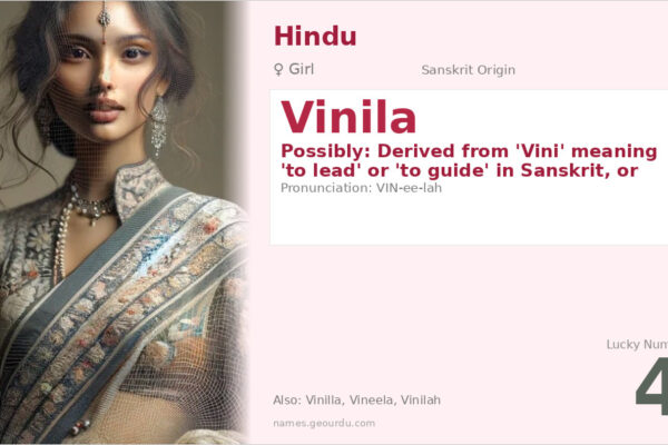 Vinila Name Meaning — Sanskrit Origin, Girl Name & Details (2025)
