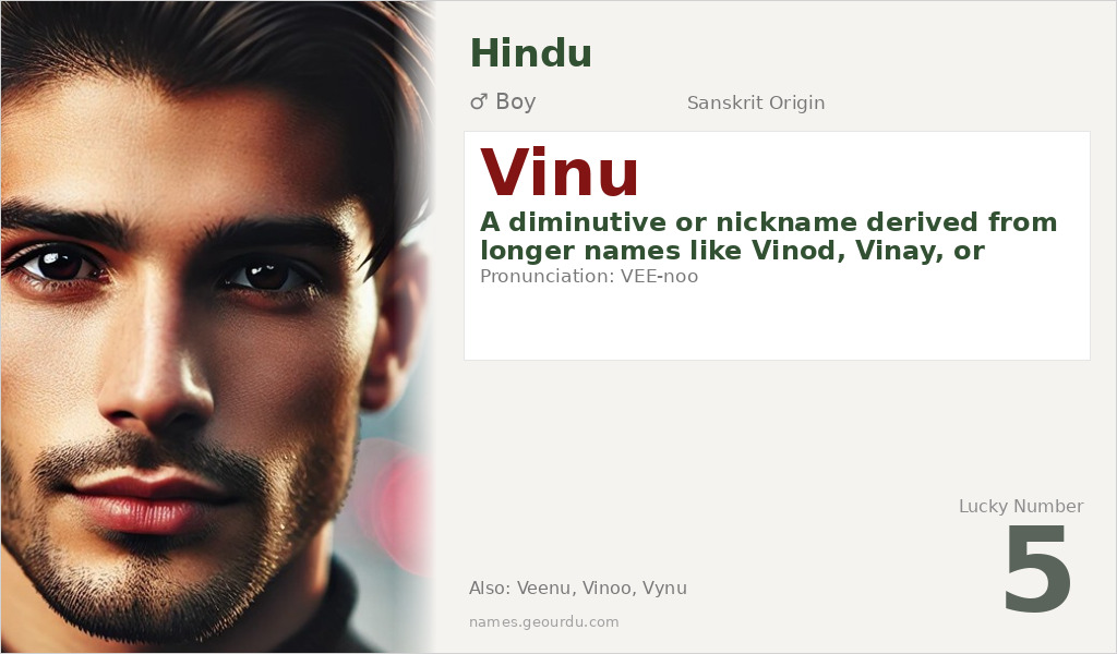 Vinu Name Meaning and Details