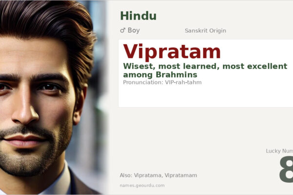 Vipratam Meaning — Sanskrit Origin, Boy Name & Details (2025)