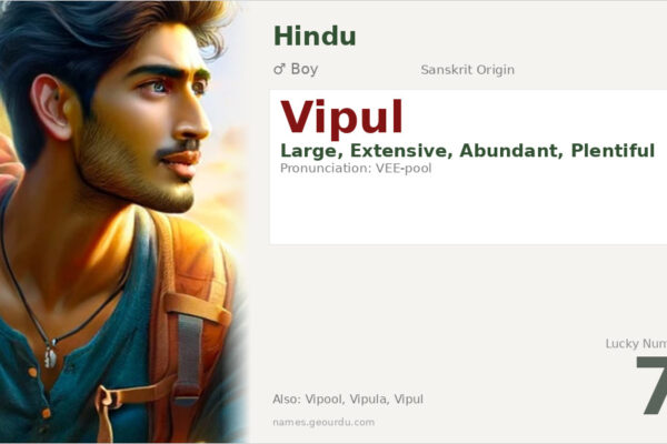 Vipul Name Meaning — Sanskrit Origin, Boy Name & Details (2025)
