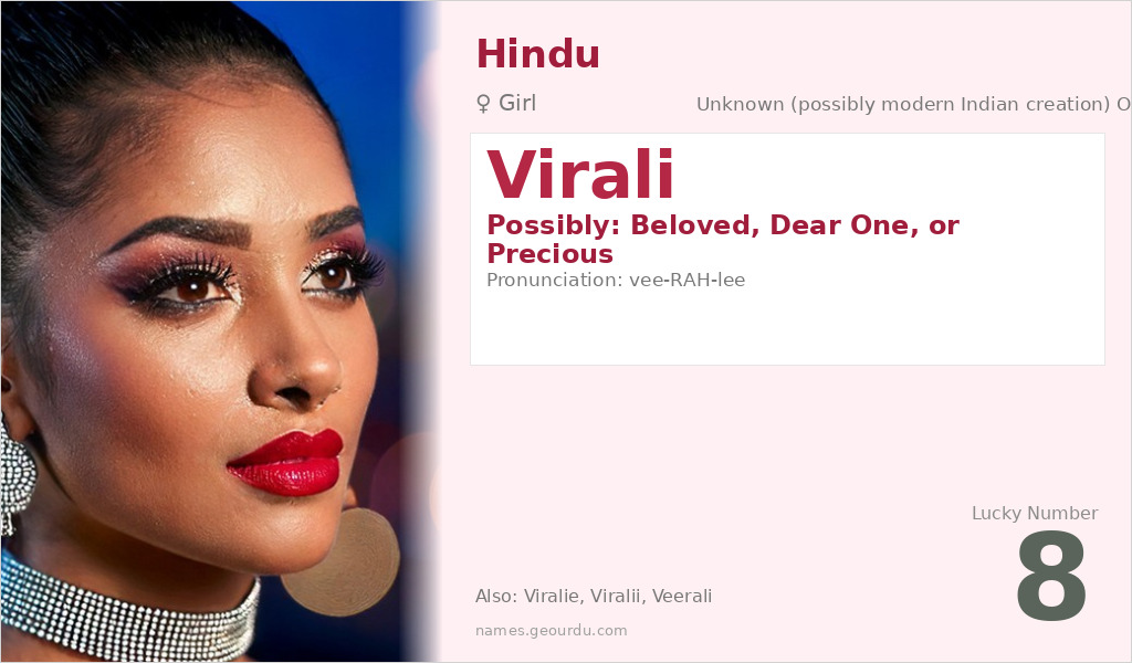 Virali Name Meaning and Details