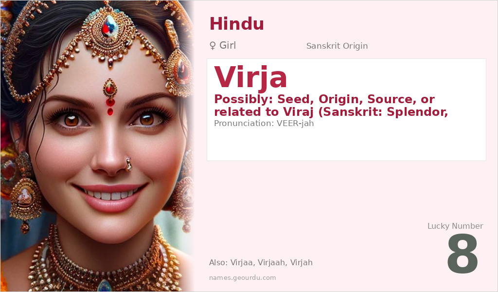 Virja Name Meaning and Details