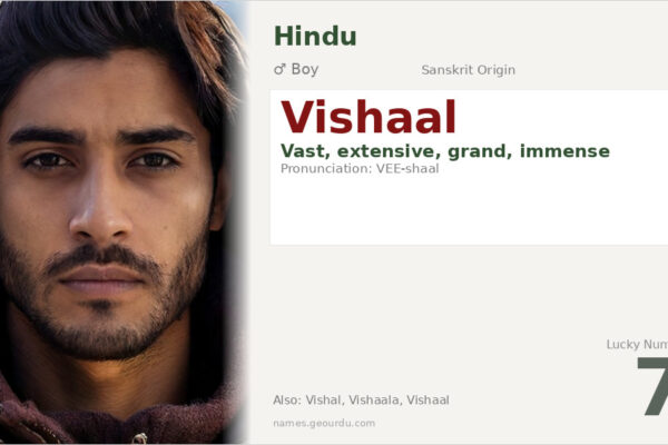 Vishaal Name Meaning — Sanskrit Origin, Boy Gender & Details (2025)