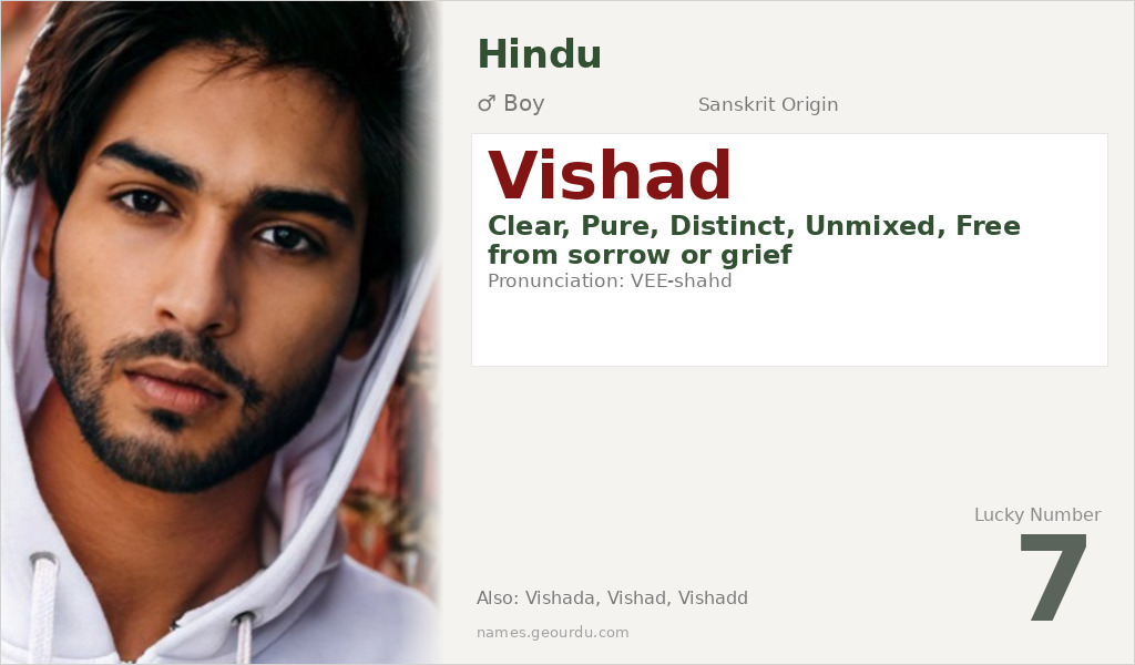 Vishad Name Meaning and Details