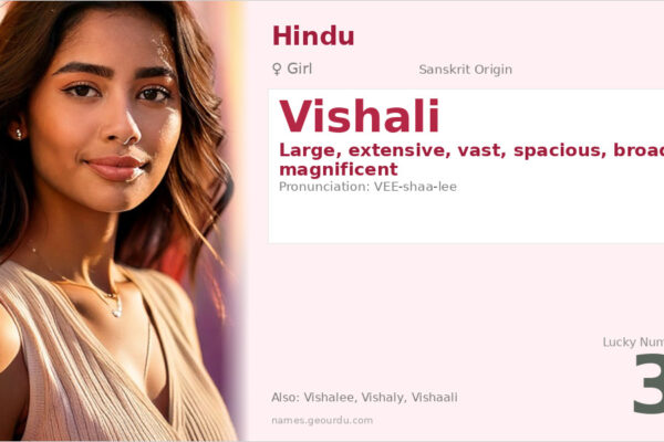 Vishali Name Meaning — Sanskrit Origin, Girl Name & Details (2025)