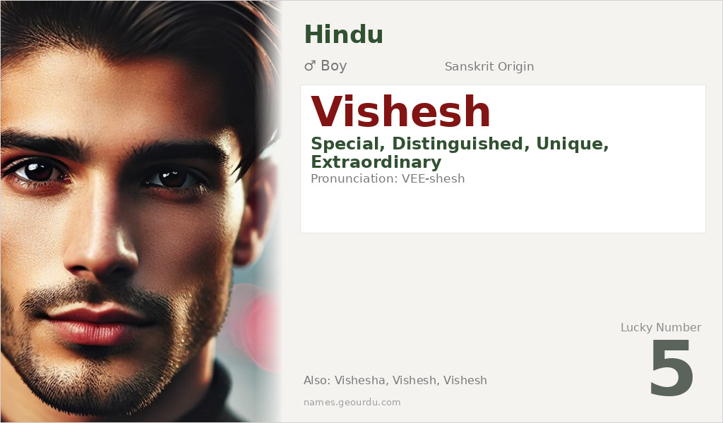 Vishesh Name Meaning and Details