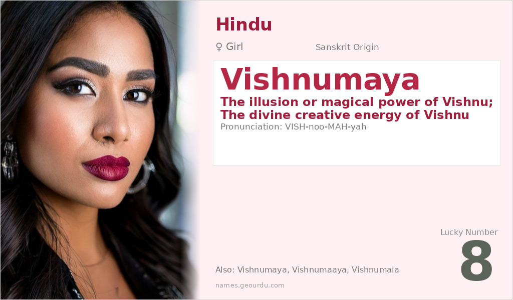 Vishnumaya Name Meaning and Details