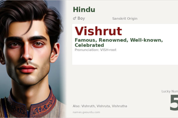 Vishrut Meaning — Origin, Gender & Details (2025)