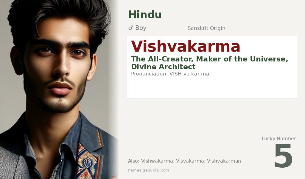 Vishvakarma Name Meaning and Details