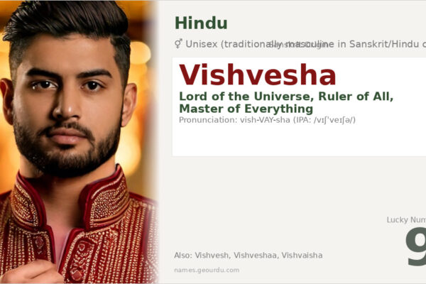 Vishvesha Name Meaning — Sanskrit Origin, Gender & Details (2025)