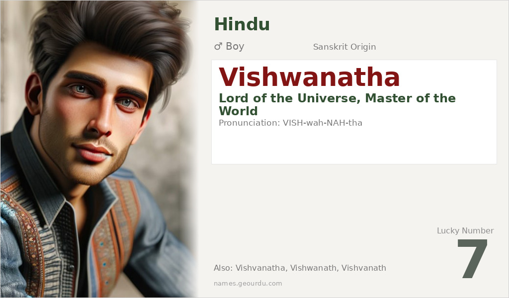 Vishwanatha Name Meaning and Details