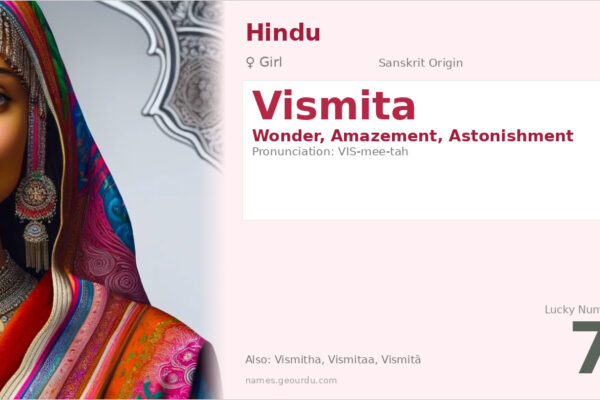 Vismita Name Meaning — Sanskrit Origin, Girl Name & Details (2025)