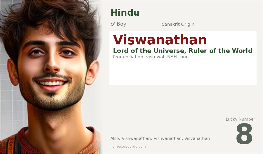 Viswanathan Name Meaning and Details