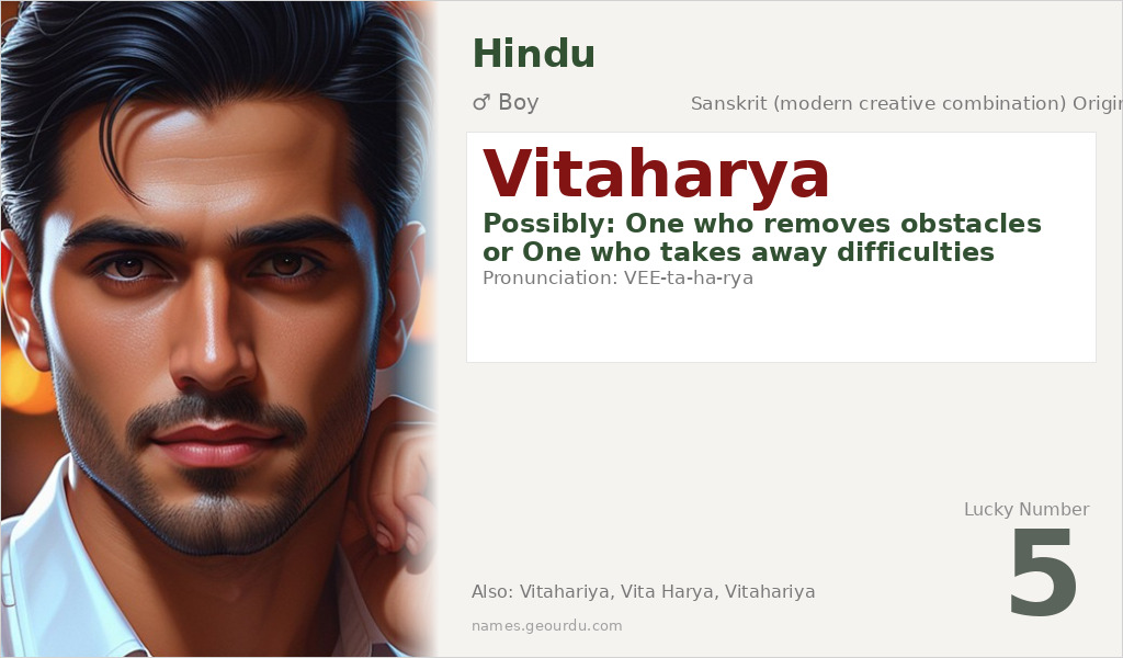 Vitaharya Name Meaning and Details