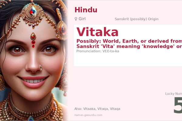 Vitaka Name Meaning — Origin, Gender & Details (2025)