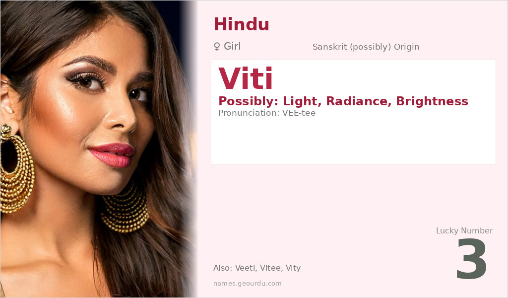 Viti Name Meaning and Details