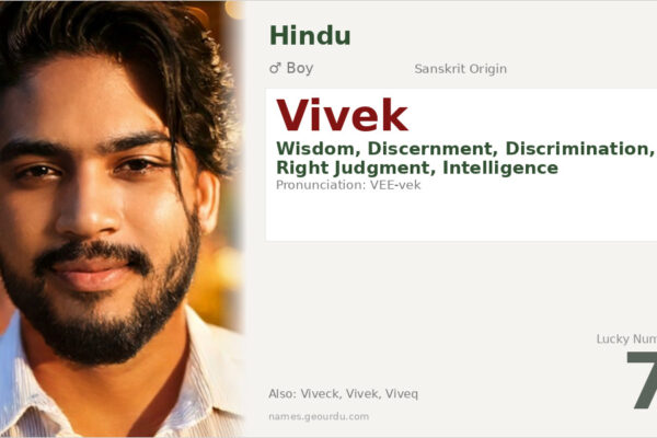 Vivek Name Meaning — Sanskrit Origin, Boy Name & Details (2025)