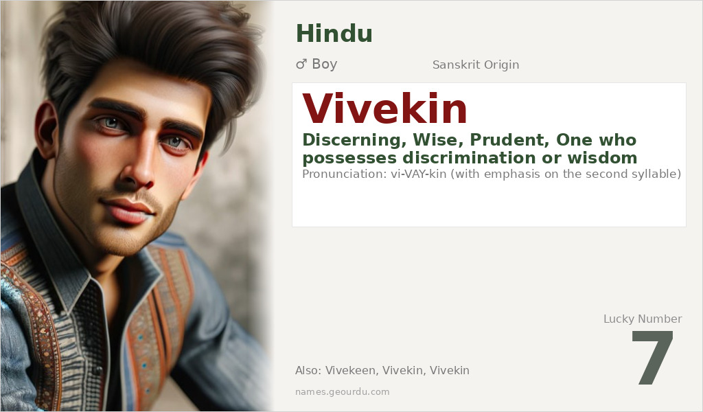 Vivekin Name Meaning and Details