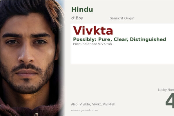 Vivkta Name Meaning — Origin, Gender & Details (2025)