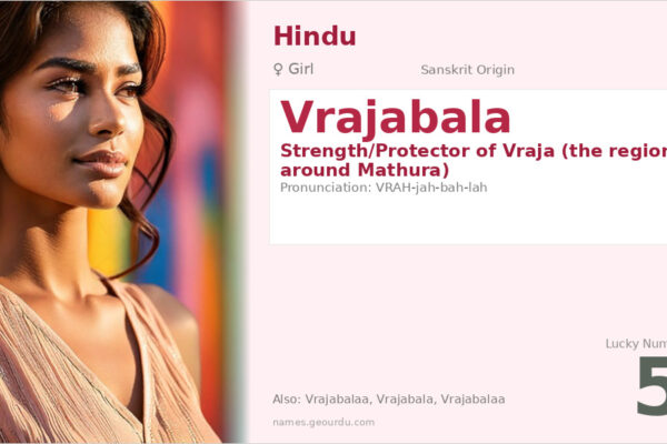 Vrajabala Meaning — Sanskrit Origin, Girl Name & Details (2025)