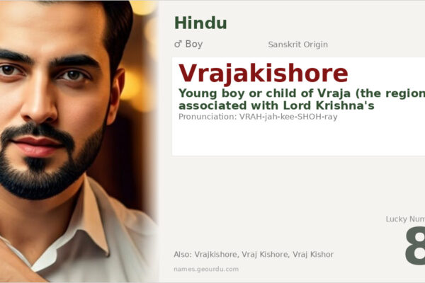 Vrajakishore Meaning — Sanskrit Origin, Boy Name & Krishna Connection (2025)