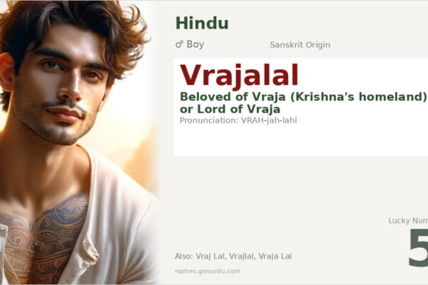 Vrajalal Name Meaning — Sanskrit Origin, Boy Name & Krishna Connection (2025)