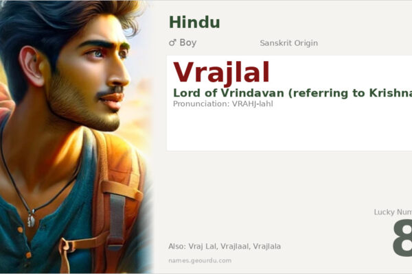 Vrajlal Name Meaning — Sanskrit Origin, Boy Name & Krishna Connection (2025)