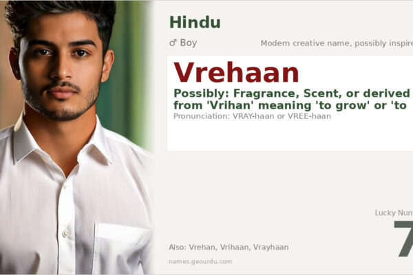 Vrehaan Name Meaning — Origin, Gender & Details (2025)