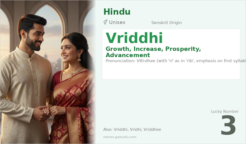 Vriddhi Name Meaning and Details
