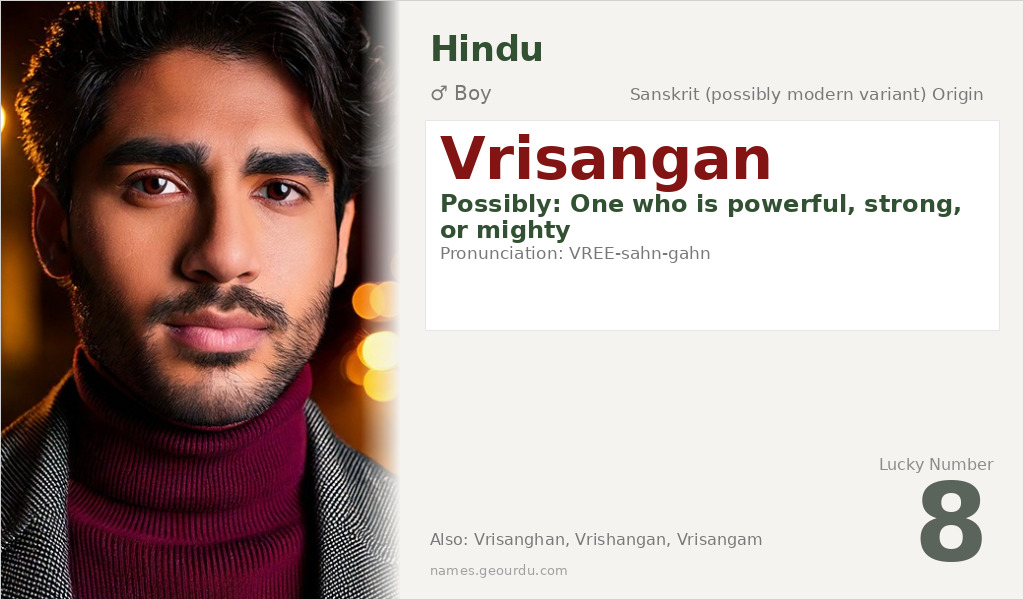 Vrisangan Name Meaning and Details