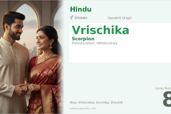Vrischika Name Meaning — Sanskrit Origin, Zodiac & Details (2025)