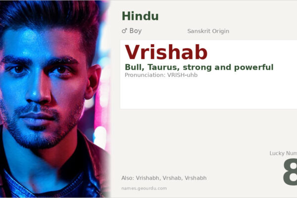 Vrishab Name Meaning — Sanskrit Origin, Bull Symbolism & Details (2025)